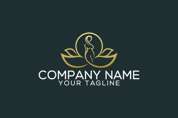 Download Lotus Flower with Women, Feminine  Logo - Flower Collection