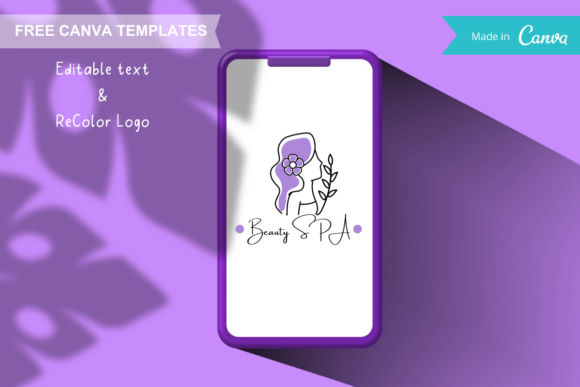 Download Canva Logo Templates - Beauty Hair Logo - Canva logo templates Collection