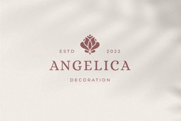 Download Flower Bud Minimalist Logo Template - Flower Collection