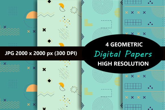 Download Mint Geometry Pattern - Geometry pattern Collection