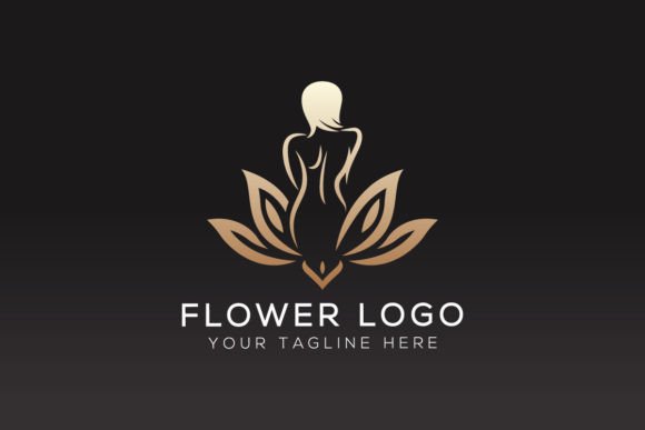 Download Lotus Flower Feminine Logo Design - Flower Collection