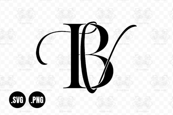 Download BV, VB, Wedding Monogram, Calligraphy - Monogram Collection