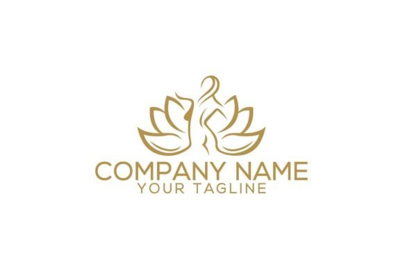 Download Lotus Flower with Women, Feminine  Logo - Flower Collection